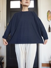 homspun （ホームスパン）30/1天竺BIG L/S Tシャツ