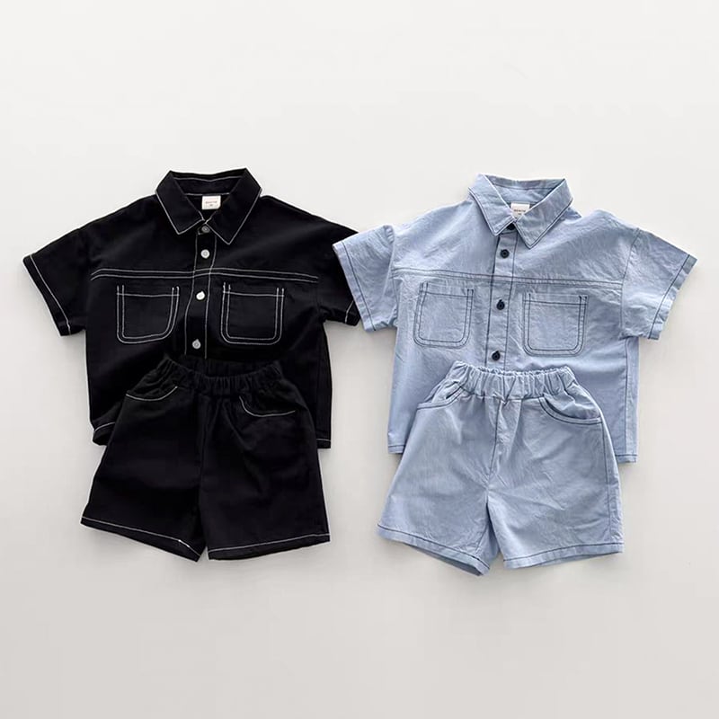 BABY&KID】夏作定番コーデデニムセットアップ | 韓国子供服通販 - Baker
