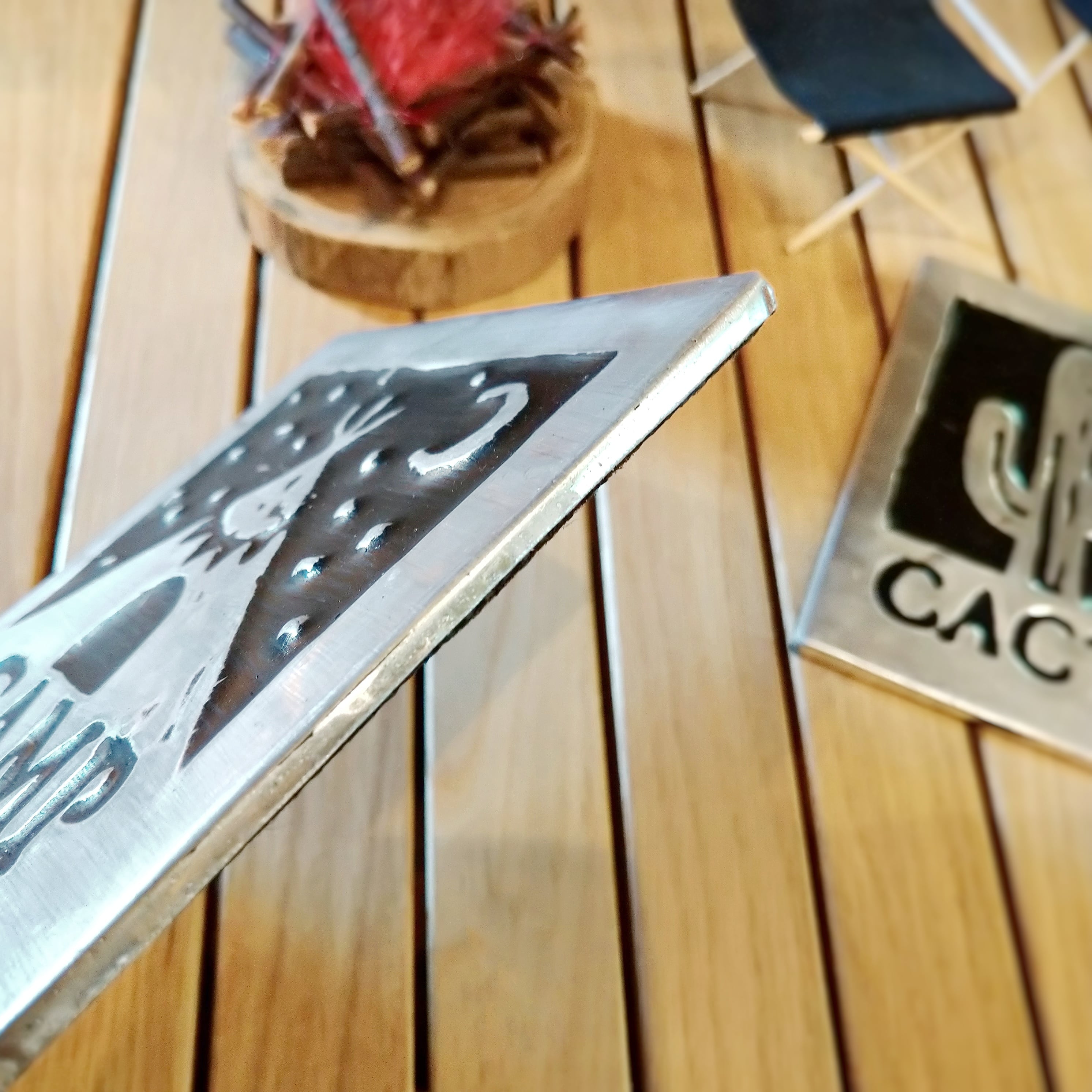 アルミコースター | 旭川の薪ストーブ コロポックル