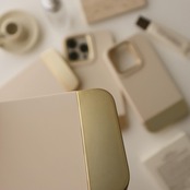 ［ phone case ］beige gold
