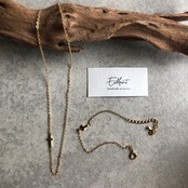 ［全2色］クロスネックレス ［gold / silver］