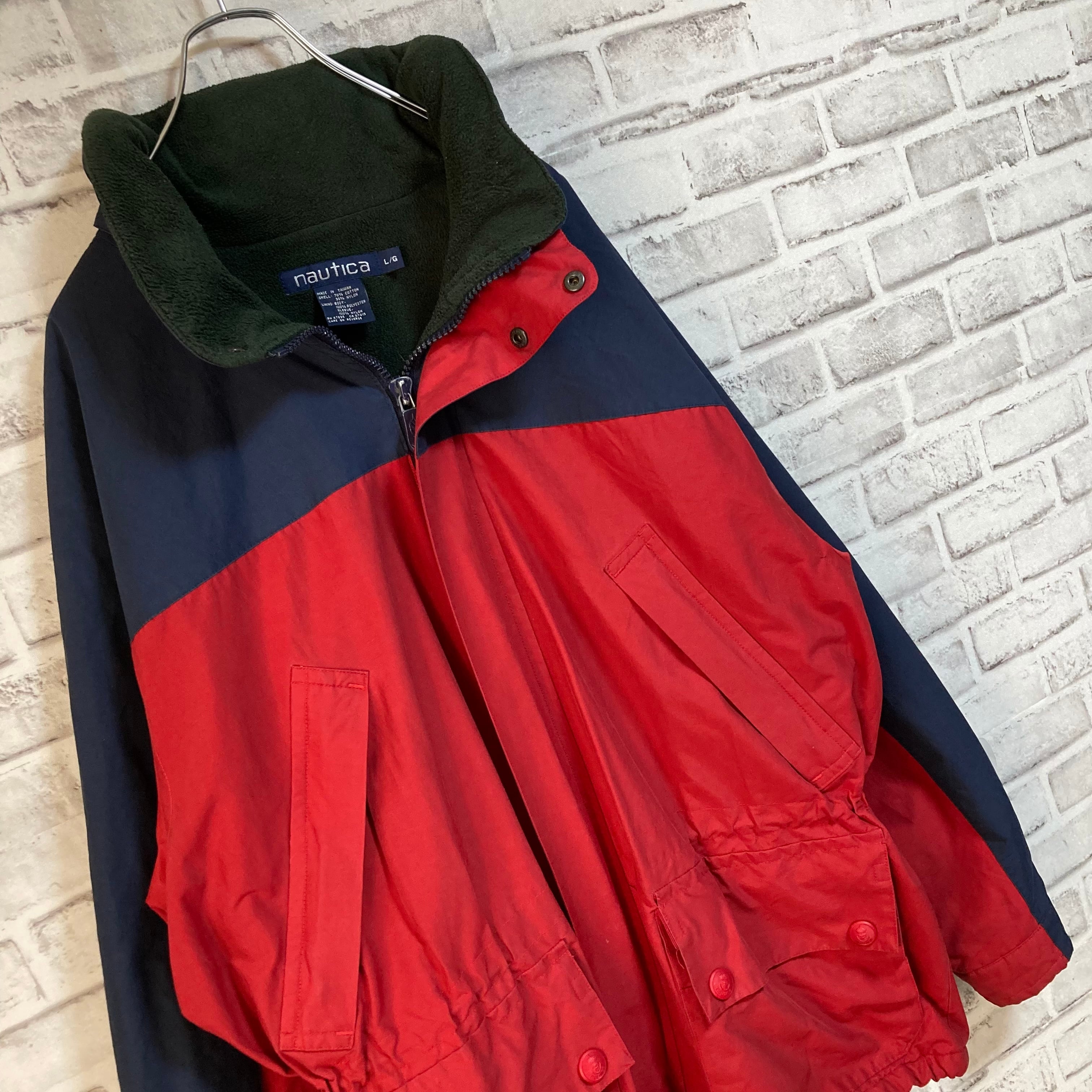 nautica】Heavy Nylon Jacket L 90s “Old nautica”ノーティカ ナイロン