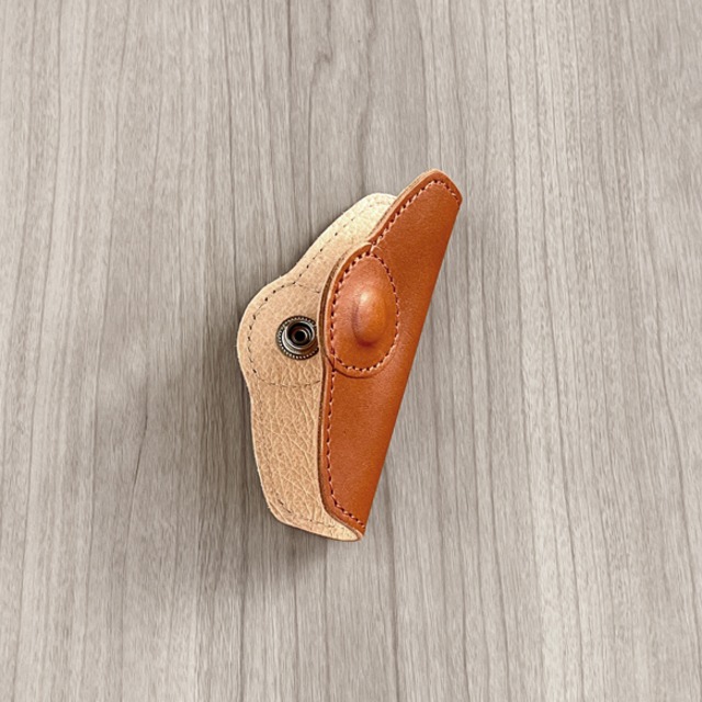 大人の革袋 M・A4が入る・コニャック[受注制作品]