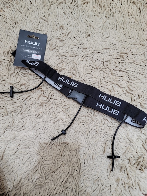 HUUB　NUMBER BELT　ゼッケンベルト