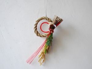 気軽な自然素材のお正月飾り A