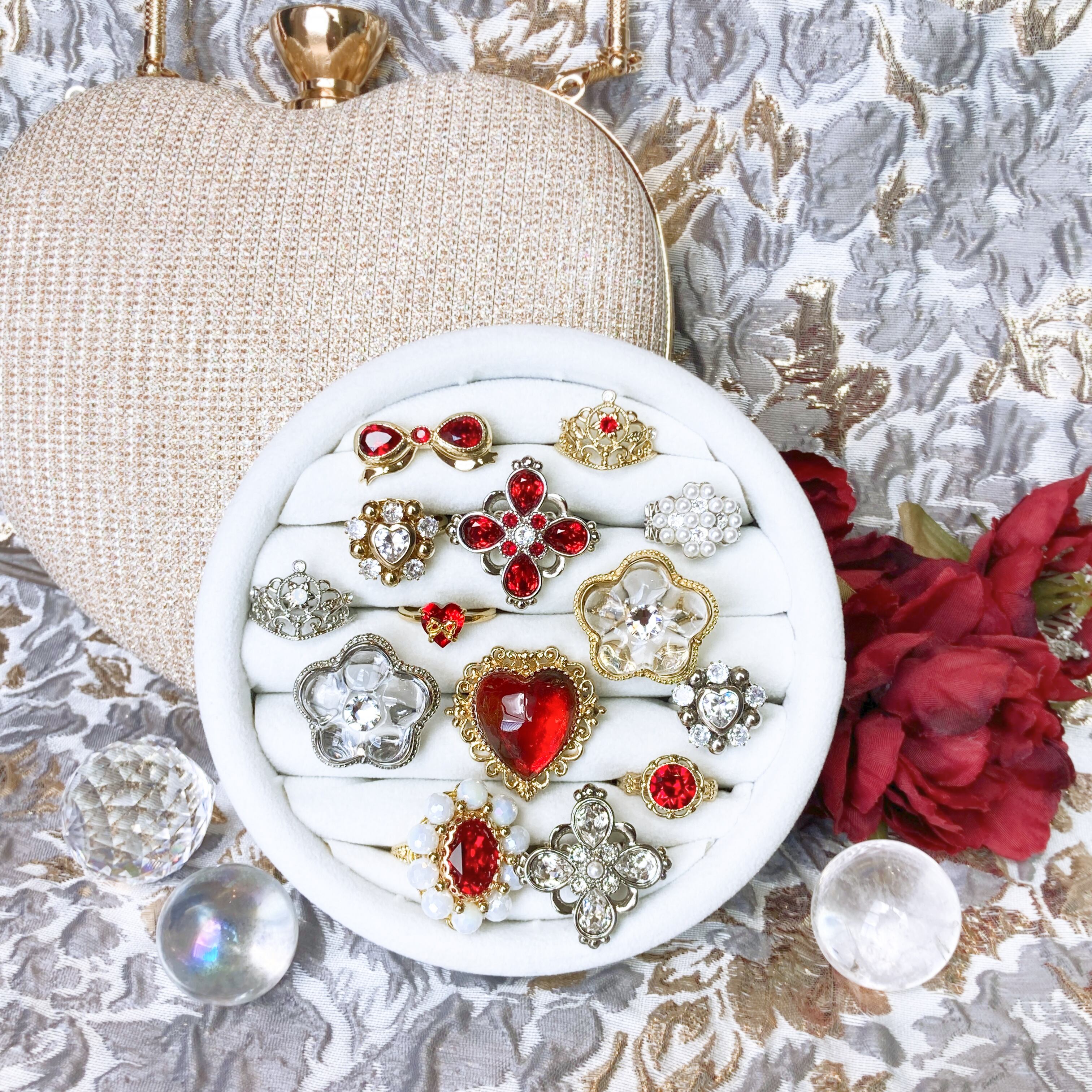 リルぷりっ 笹原 名月 クラシカルハートティアラ シルバー PR088