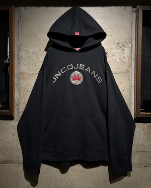【Caka】“JNCO” Reflector Wappen Pullover Hoodie