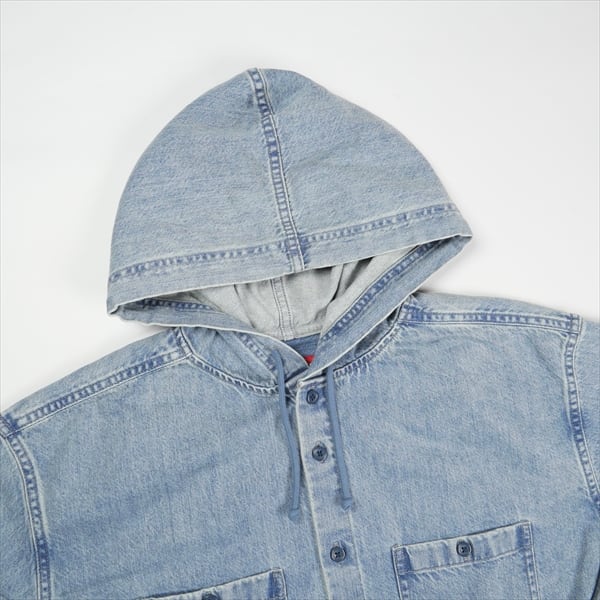 Size【S】 SUPREME シュプリーム 25SS Hooded Denim Shirt Washed