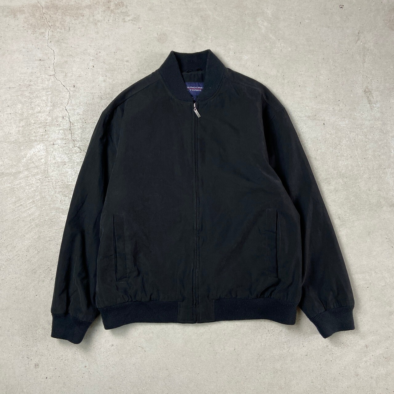 ROUNDTREE & YORKE フェイクスエード ブルゾン メンズ2XL相当 古着 