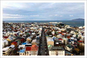 Reykjavik（レイキャビク）の町並み ｜ アイスランドの風景ポストカード