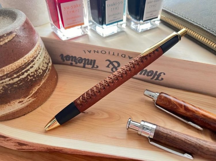 革軸ペン 【プエブロ コニャック】 | Schicksal