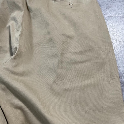 80s-90s Ralph Lauren USA製 w38 ブラウンチノパンツ 詳細写真15