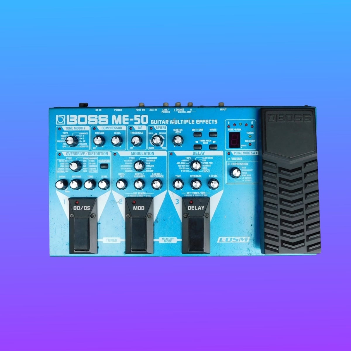 中古 BOSS ボス ME-50 Guitar Multiple Effects マルチエフェクター