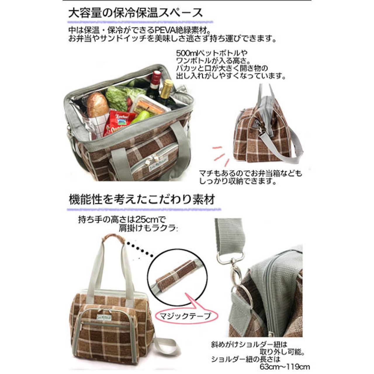 LoaMythos Shoulder Type All in One Picnic Cooler Bag （2人用） ショルダー クーラー　ピクニック バッグ