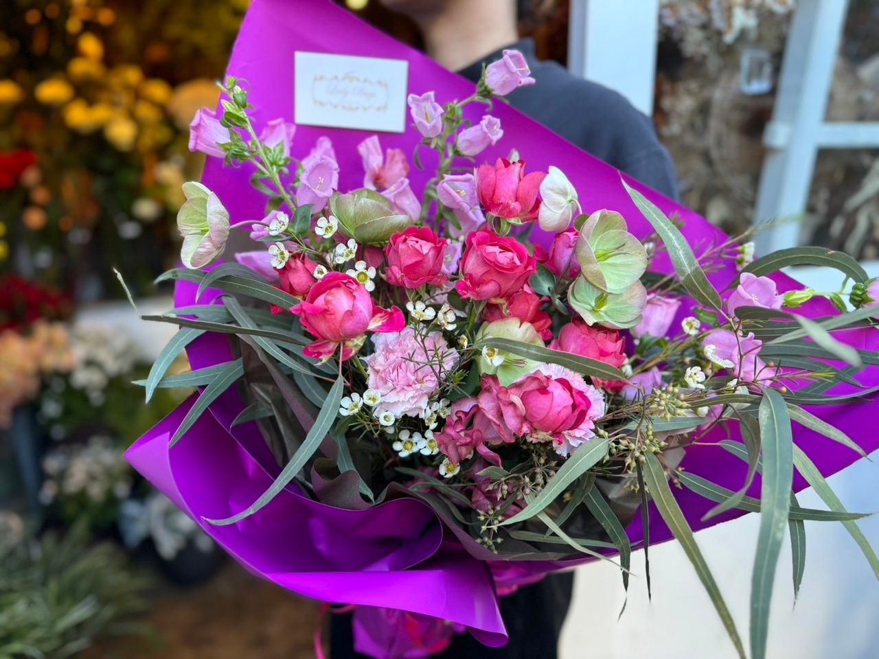 【 オーダーメイド 】季節の生花ブーケ Lサイズ