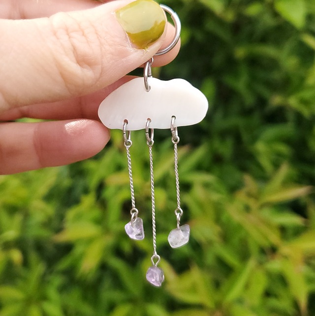 イケチョウガイのアクセサリー【恵みの雨】～チャレンジが楽しい人生へ！～