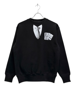 ANSWER COLLECTION / SUIT & TIE CREW SWEAT
