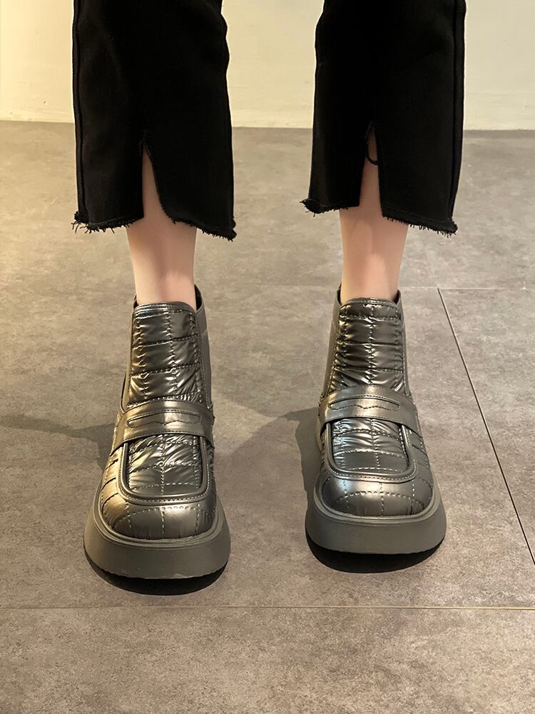 スタンダードレディースベルベットウィンターレッドカジュアルブーツ 靴 シューズ コットン レトロ 冬物 部族の婦人靴15876103178