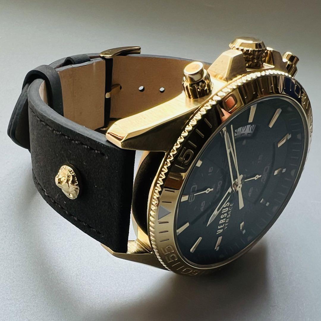 ヴェルサス ヴェルサーチ 腕時計 メンズ ケース付属 新品 ゴールド