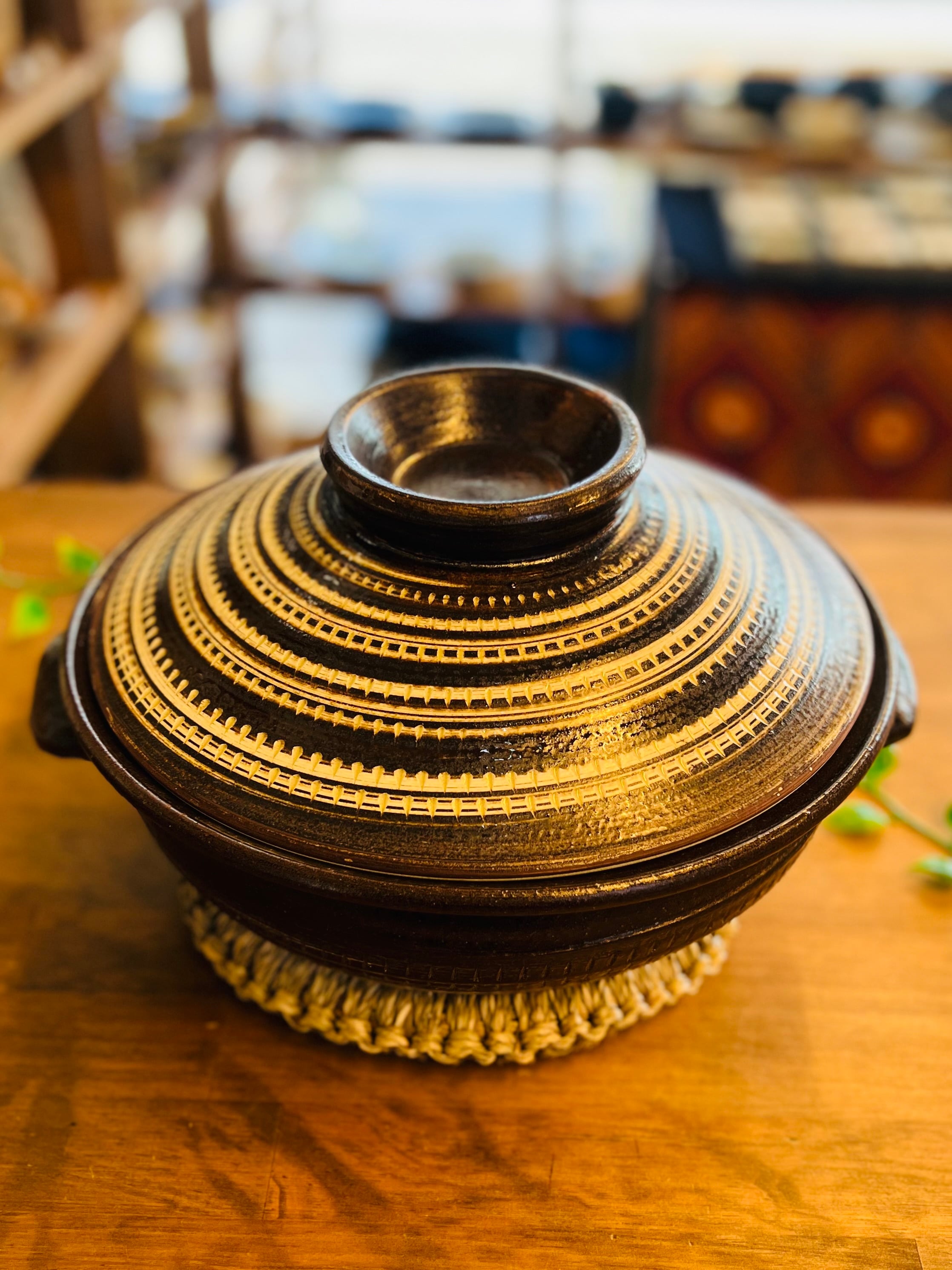 小石原焼マルワ窯】ごはん土鍋5合用 | すずめ道具店 ON LINE