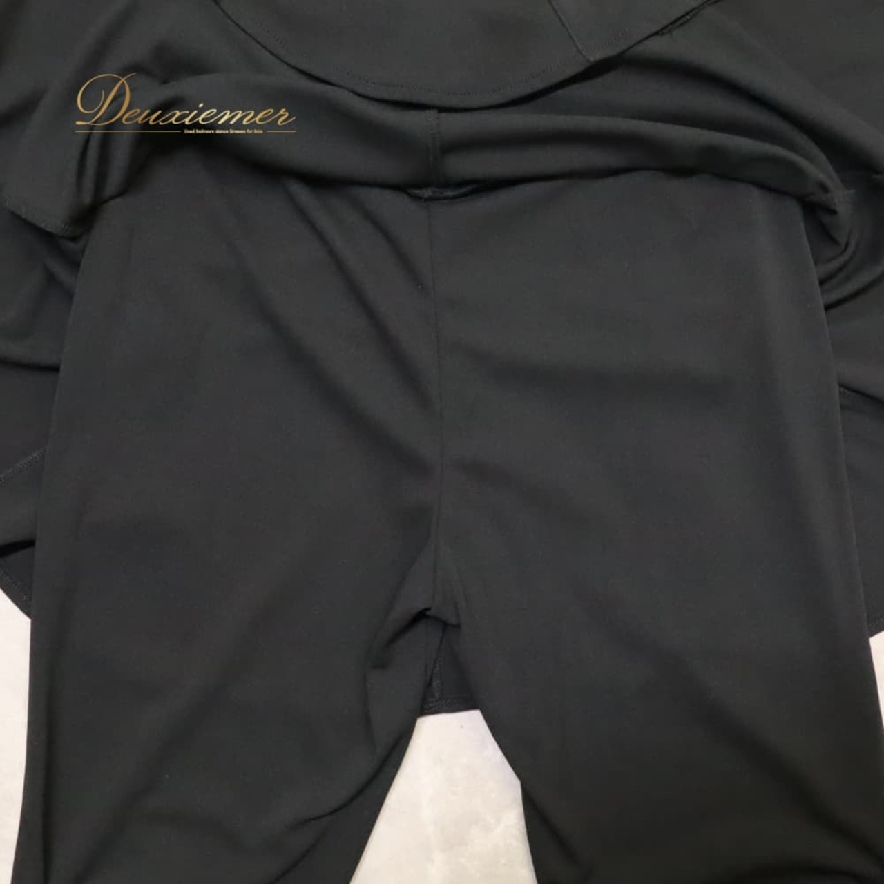 社交ダンス 衣装 Chacott Dance Sport チャコット ダンススポーツ ボトムス パンツ ズボン レッスンウェア ブラック系 黒 スカート付き 無地 シンプル かわいい おしゃれ 上品 大人っぽい フレアスカート 華やか ダンス レッスン 練習 ダンス衣装 練習着 社交ダンス衣装