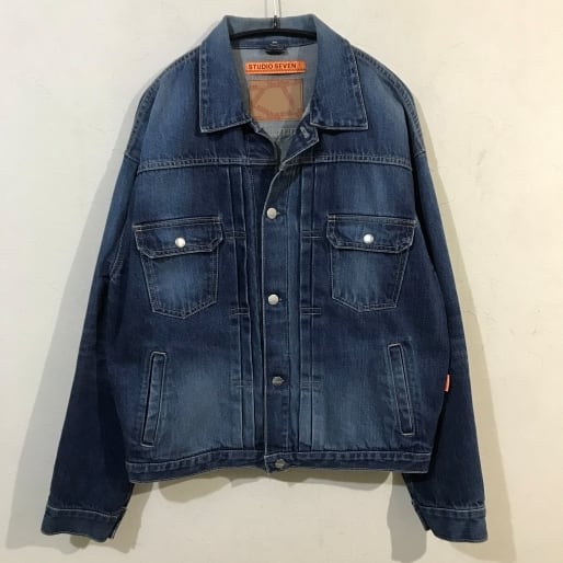 STUDIO SEVEN スタジオセブン 70864193 Caution Denim Jacket デニム