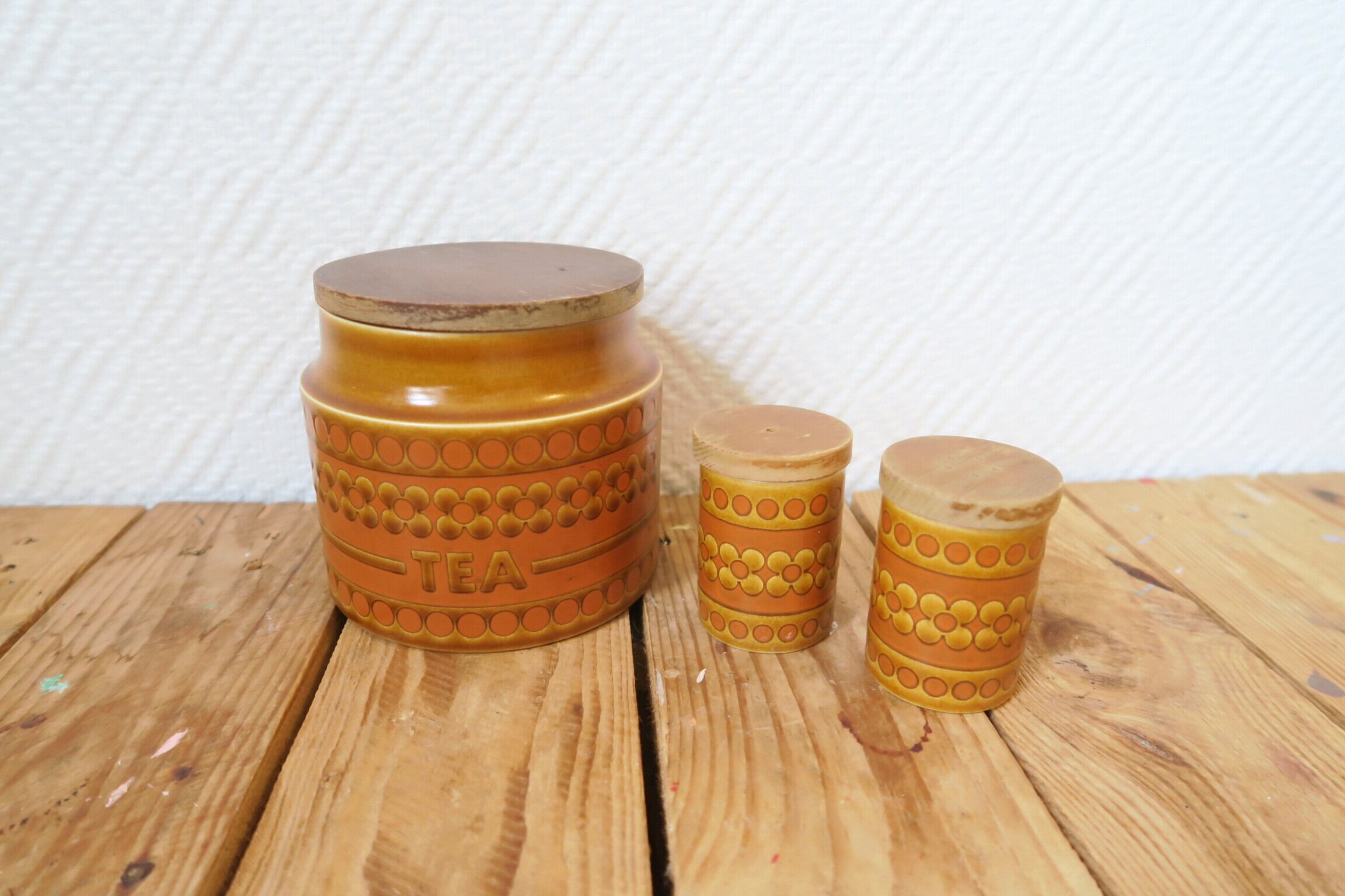 美品 ホーンジー/Hornsea Saffron スパイス容器 6個セット 美品