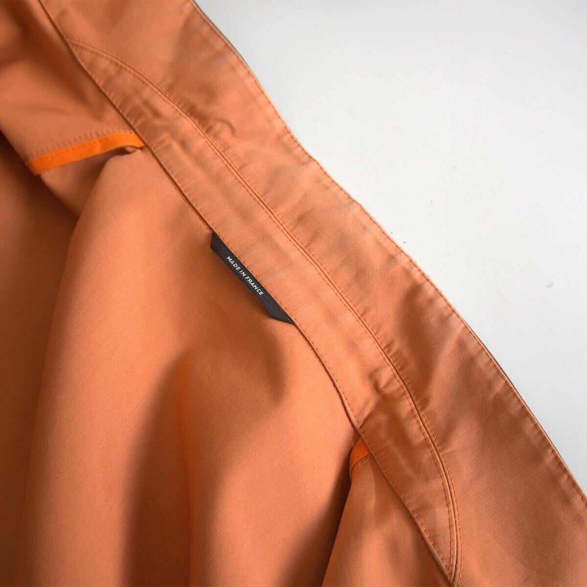 雰囲気抜群】 HERMES 【スタンドカラー コート】48 ブラウン エルメス