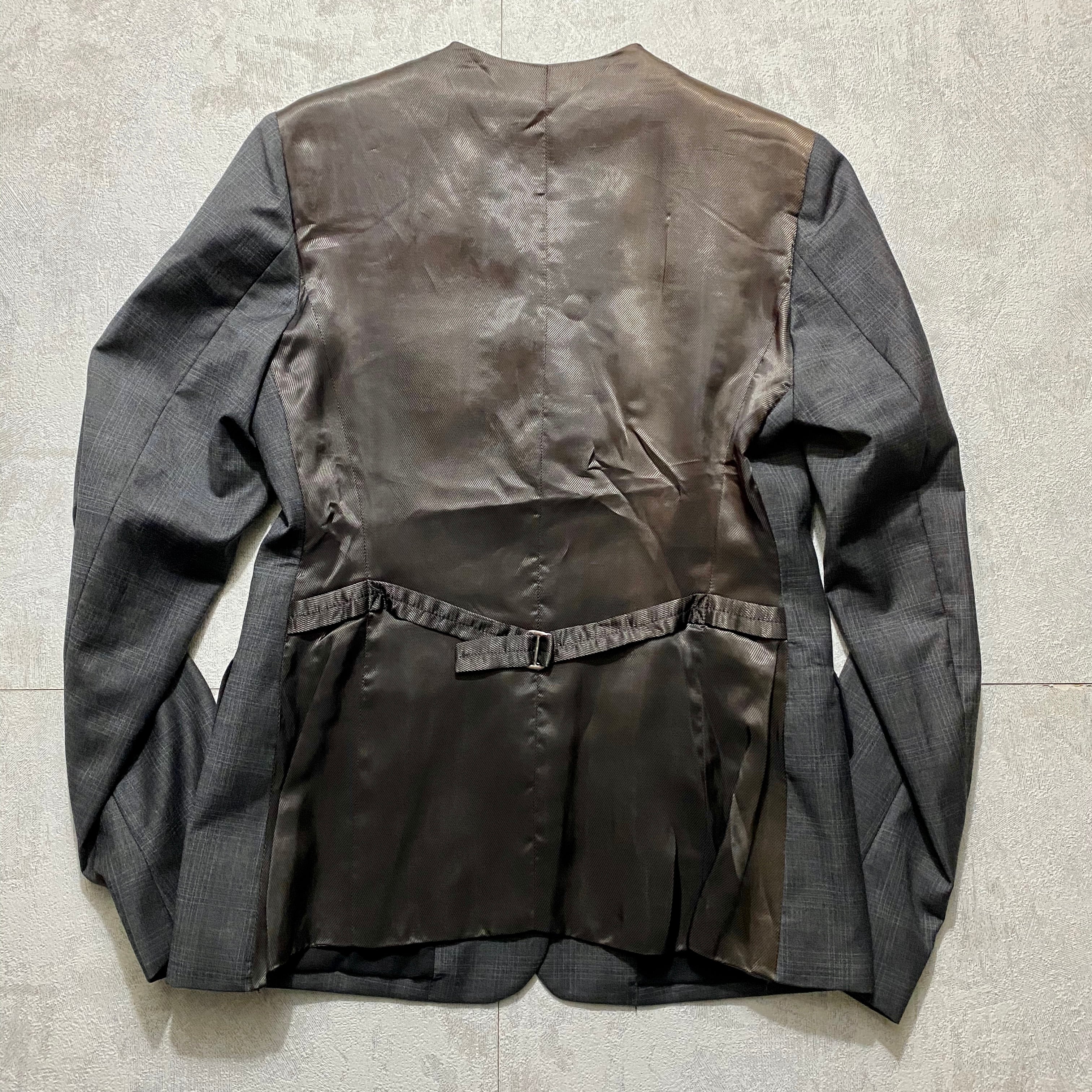 2002SS MAISON MARTIN MARGIELA back gilet design jacket | NOIR ONLINE