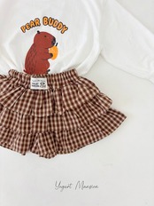韓国子供服 / 26Autumn / 〖取寄〗Yogurt Mansion / ペアTシャツ / キッズ服 *XS~JM*
