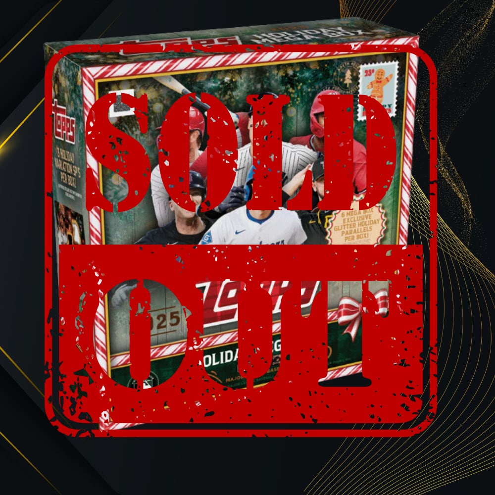 記念グッズ Topps Baseball Holiday mega/ Update Box 完売 予約販売・10月23日発売(US産)【数量限定】2025 Topps Baseball