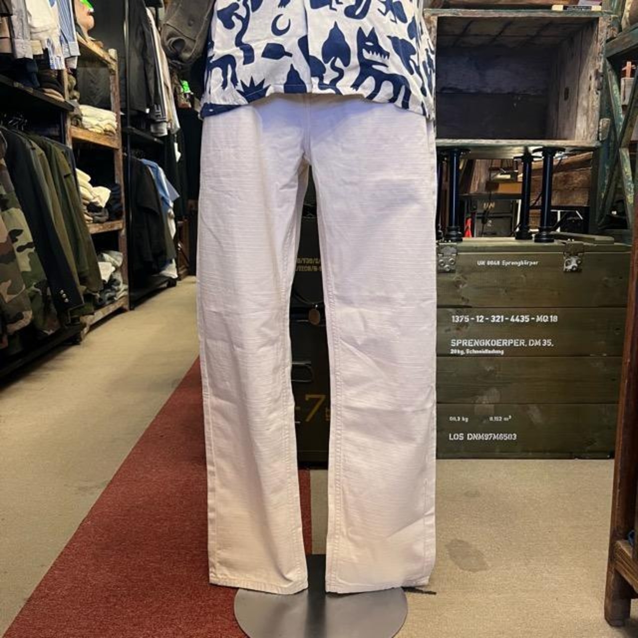 Topanga Men's　ウエストロープ付きヴィンテージパンツ　ファッション　メンズ　　ボトムス　パンツ　ヴィンテージ　ホワイトパンツ