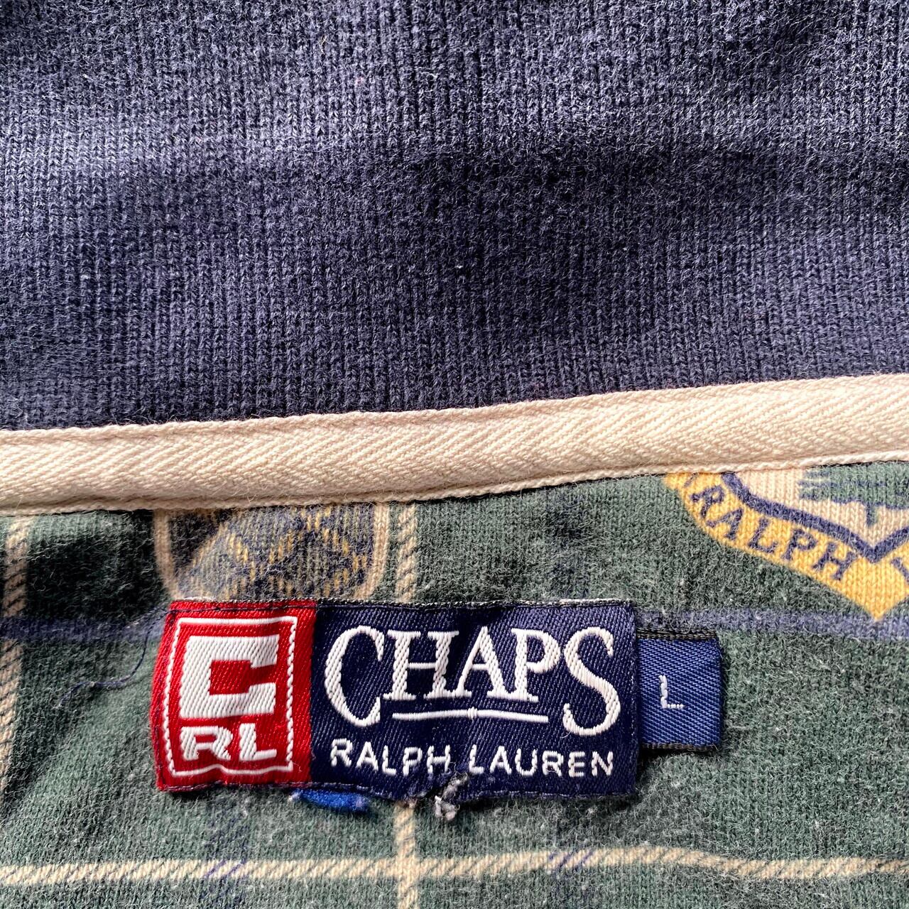 90年代 CHAPS Ralph Lauren チャップス ラルフローレン 総柄 長袖