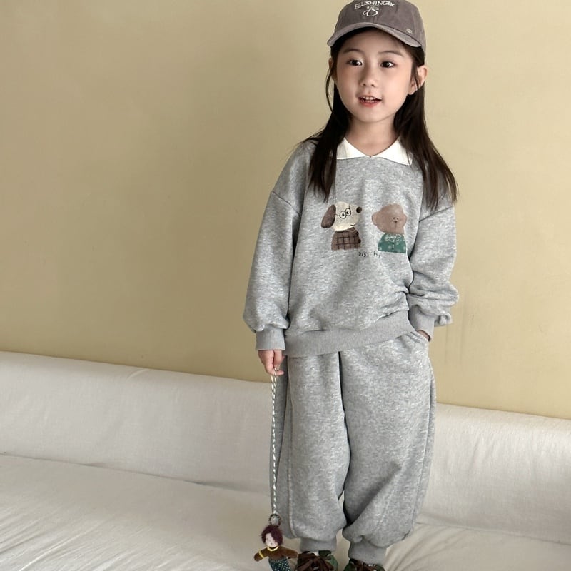 BABY&KID】レイヤードペット柄セットアップ | Betty