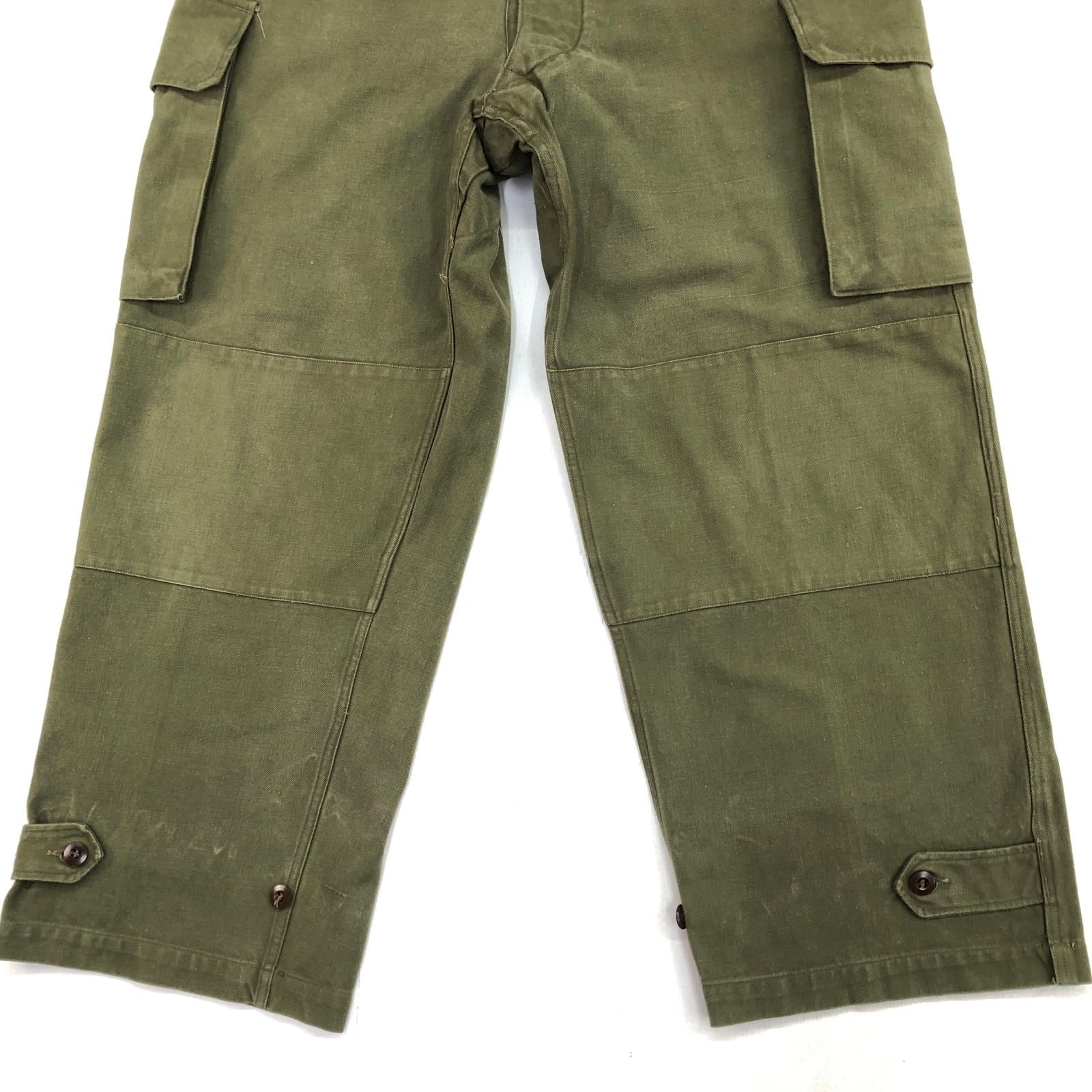 FRENCH ARMY フランス軍 50年代 M-47 カーゴパンツ 前期型 中期 2つ