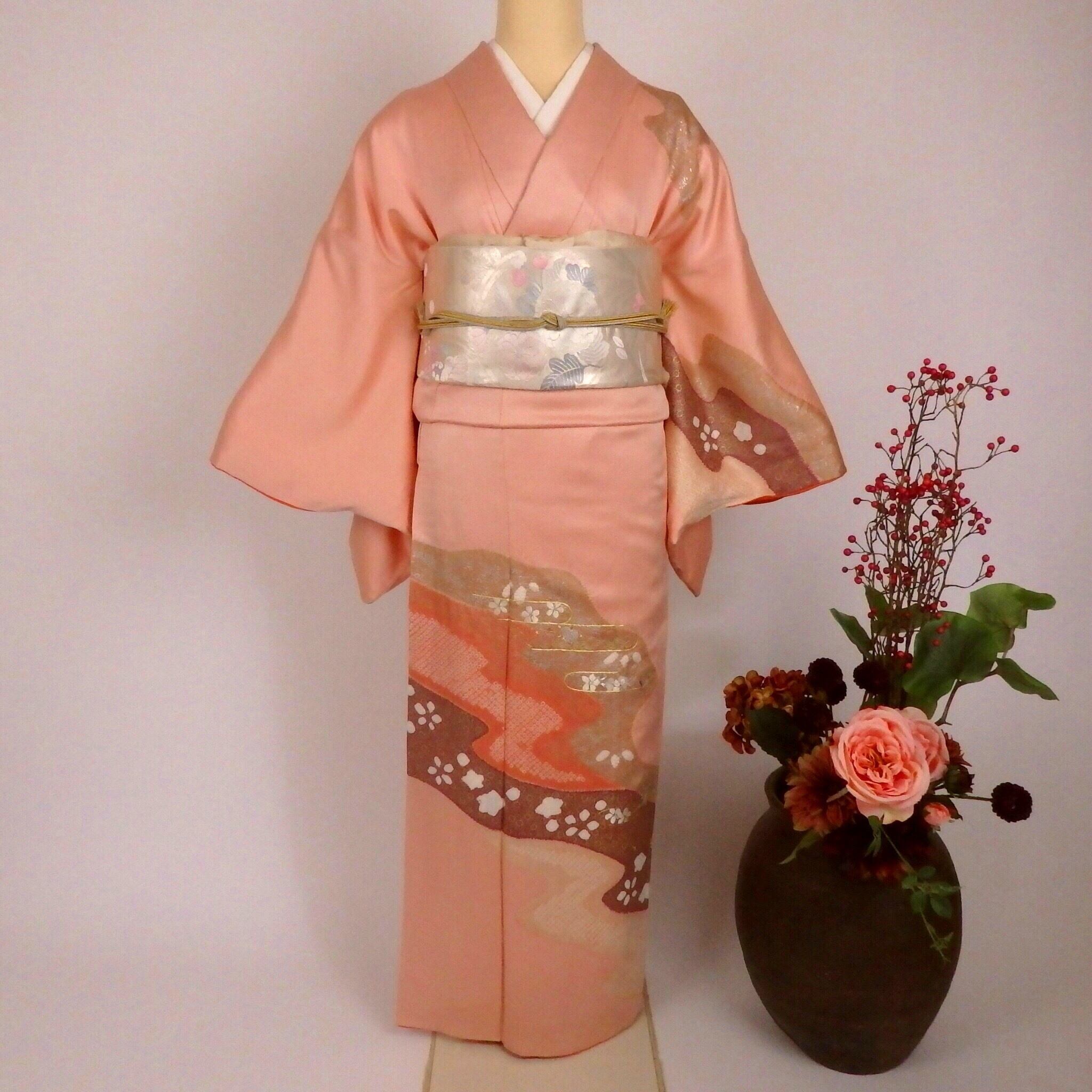加賀友禅訪問着953 | リサイクル着物と着物ジャケットLa遇 Used Kimono