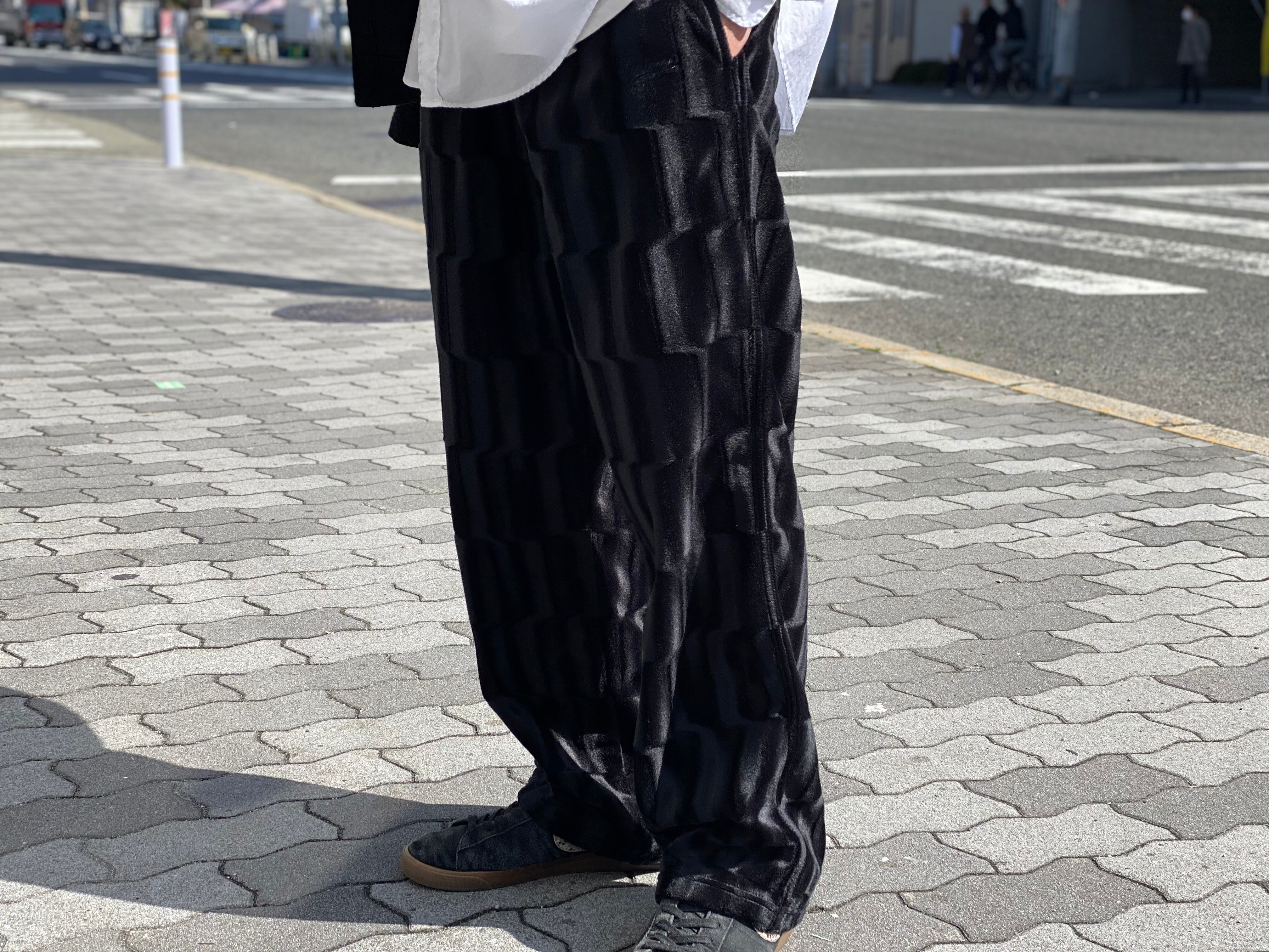 Supreme 21AW VELOUR PANT BLACK MEDIUM 034282 | BRAND BUYERS OSAKA