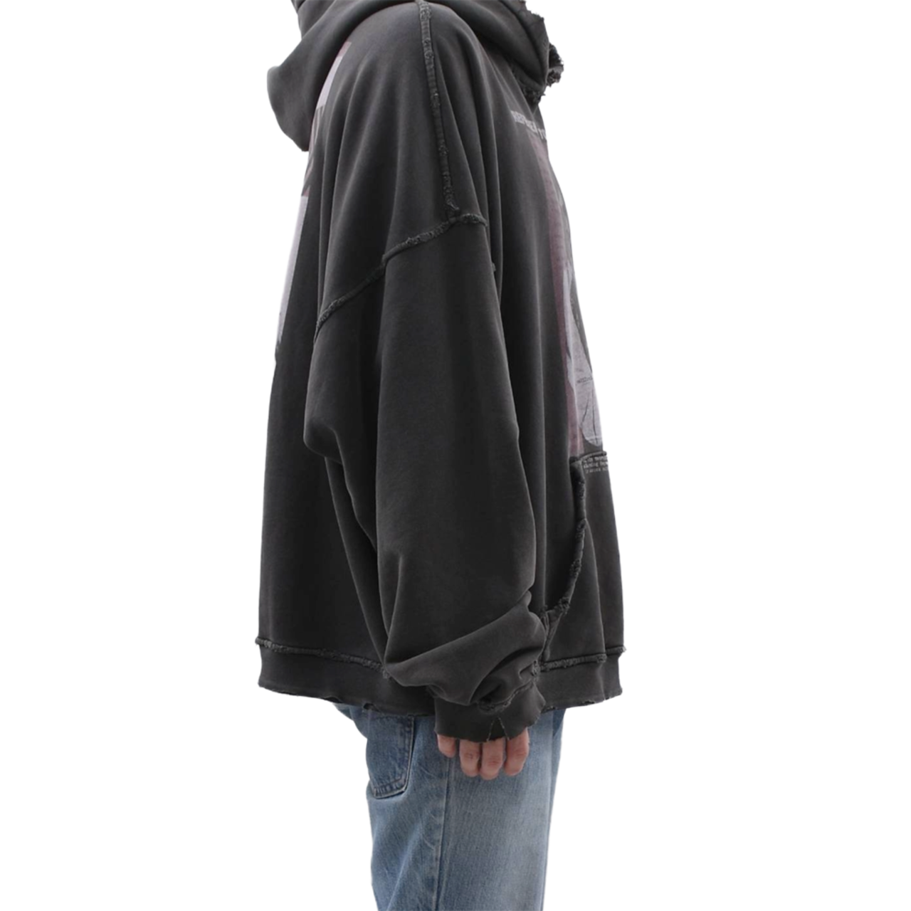 【Enfants Riches Déprimés】Reverend Hoodie Sun Faded Black - 2