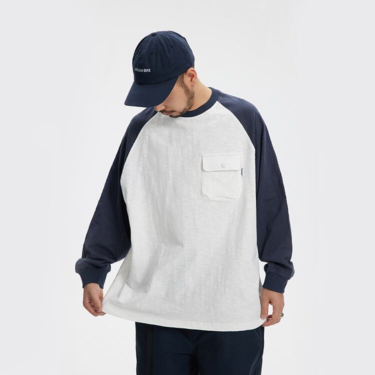 ★RAGLAN CHEST POCKET T-SHIRT　　　A0425