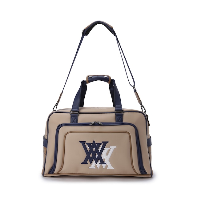 DOUBLE LOGO BOSTON BAG [サイズ: F(AGEUUBB01BEF)] [カラー: BEIGE]