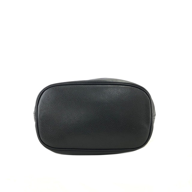 CELINE セリーヌ マンテル レザー 巾着 ポーチ ショルダーバッグ ブラック vintage ヴィンテージ オールド gzwn5b