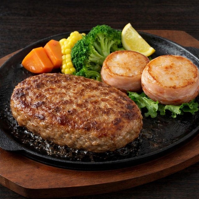 宗谷岬牧場ハンバーグ＆帆立ステーキ セット  各1パック