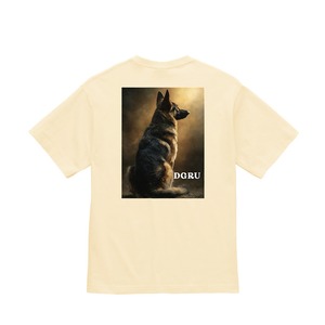 ジャーマン・シェパード　バックデザインTシャツ