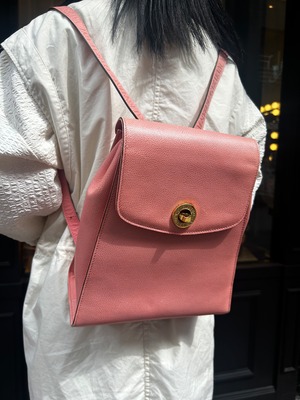 VALENTINO / vintage pink backpack.