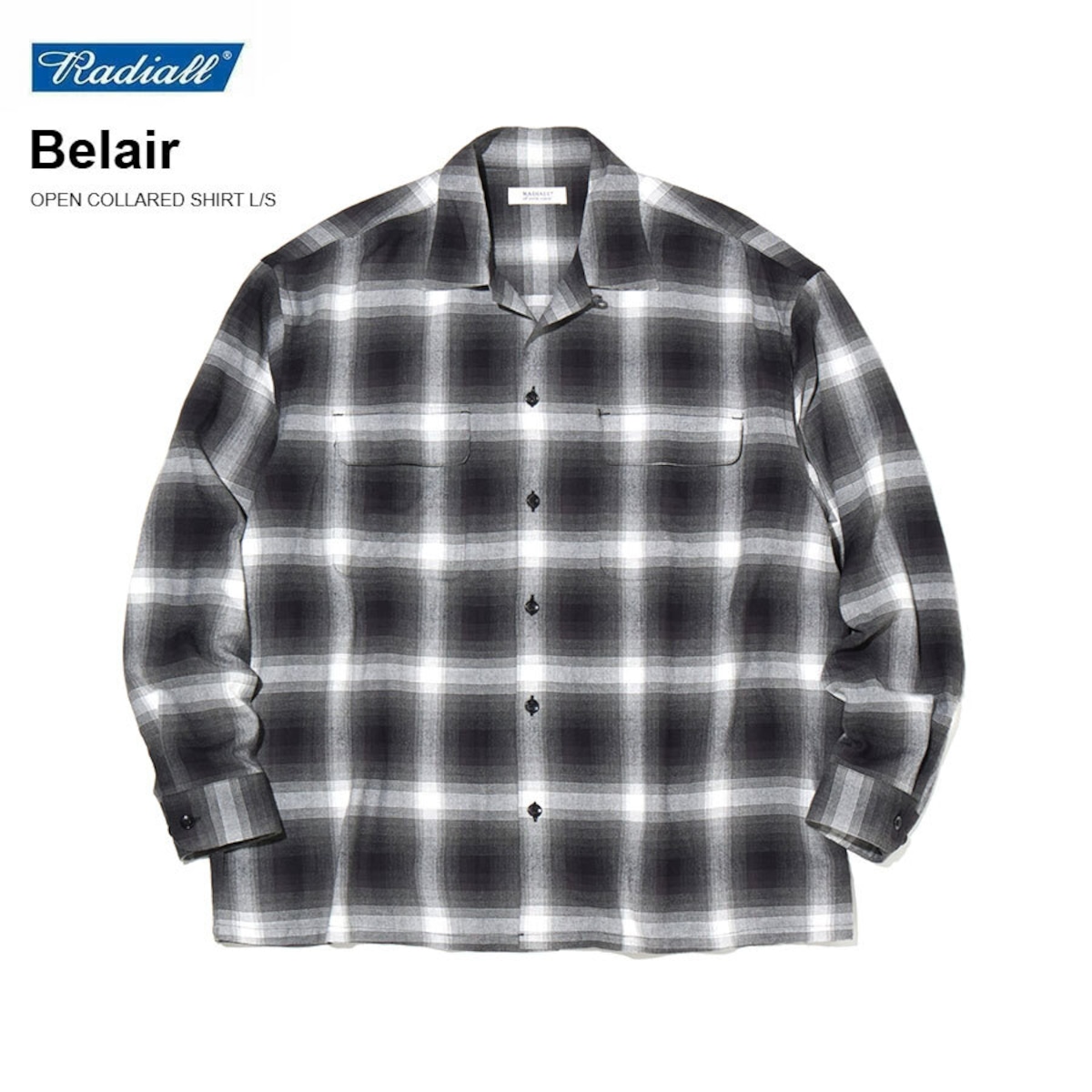 RADIALL (ラディアル) Belair OPEN COLLARED SHIRT L/S ラディアル 