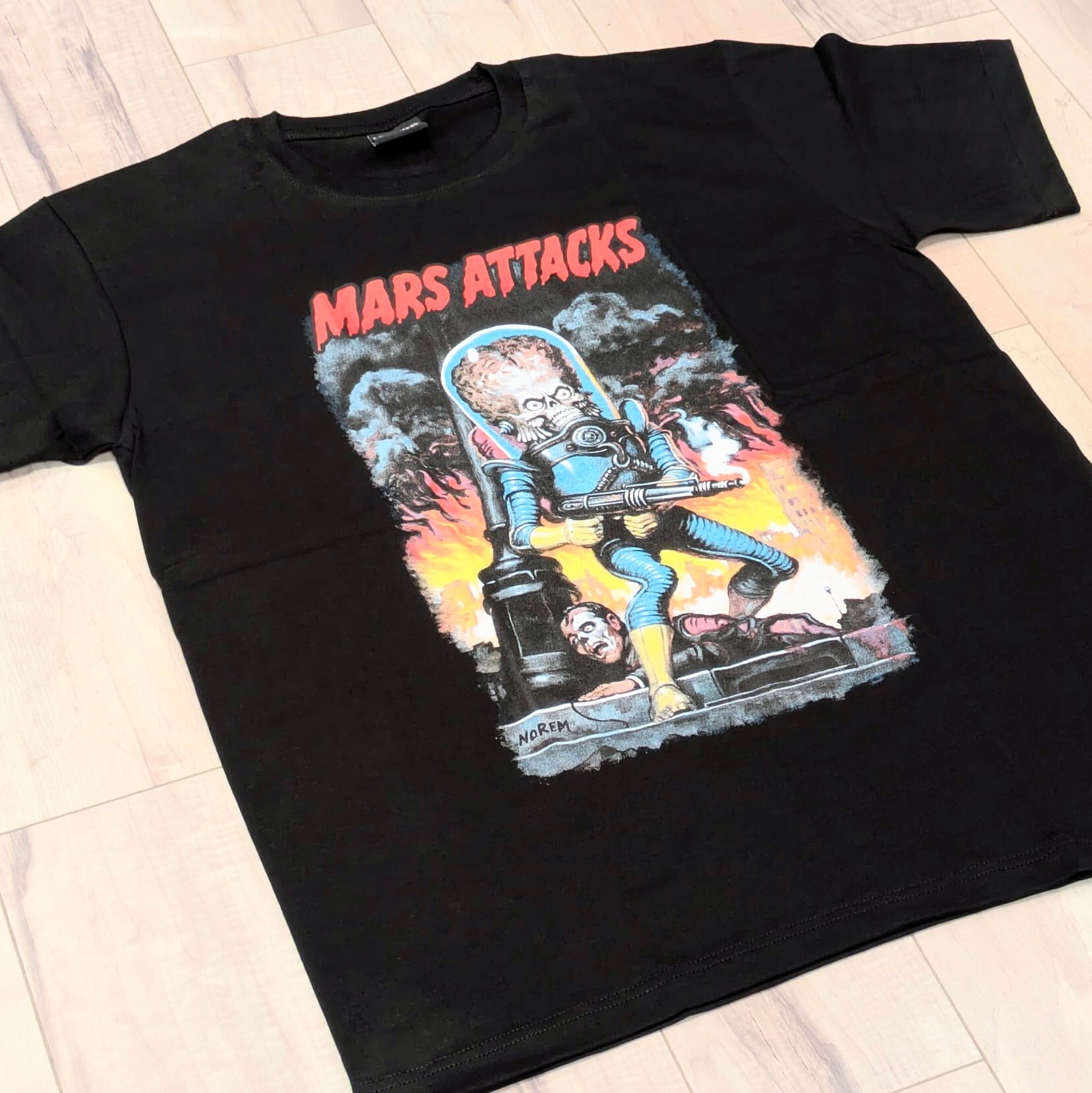 【 Mars Attacks!（ マーズアタック!  ）】火星人兵士 / 映画Tシャツ / Tシャツ〚アメリカン雑貨 アメトイ〛