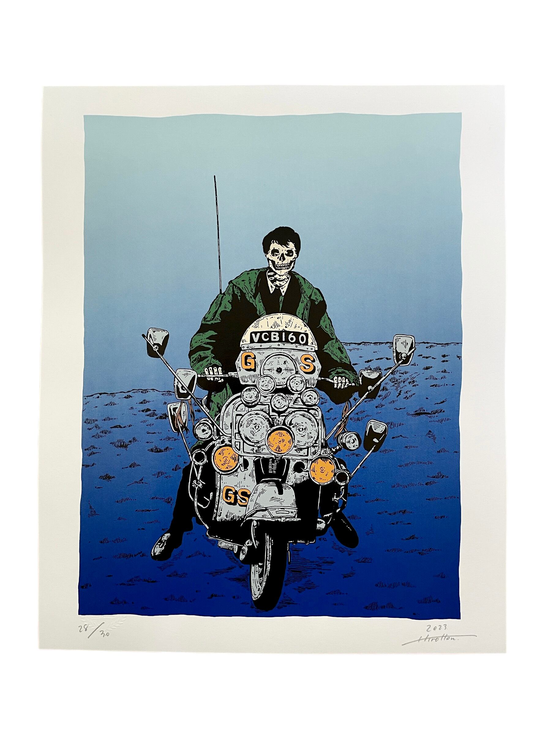 Screen printed poster 'Quadrophenia-さらば青春の光' | PARADOX HIROTTON powered by  BASE