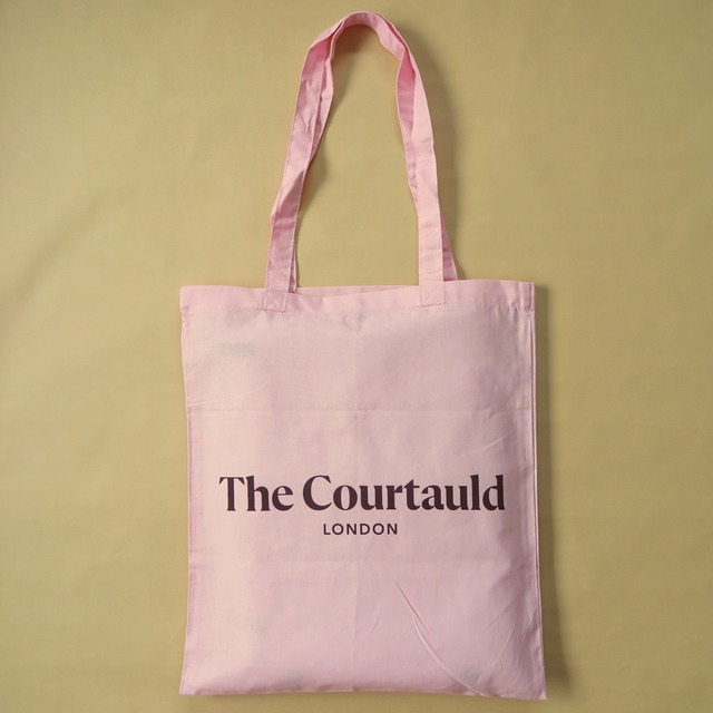 The Courtauld tote bag Pink Burgundy ／ コートルードバッグ　ピンク＆あずき ／ エコバッグ・トートバッグ