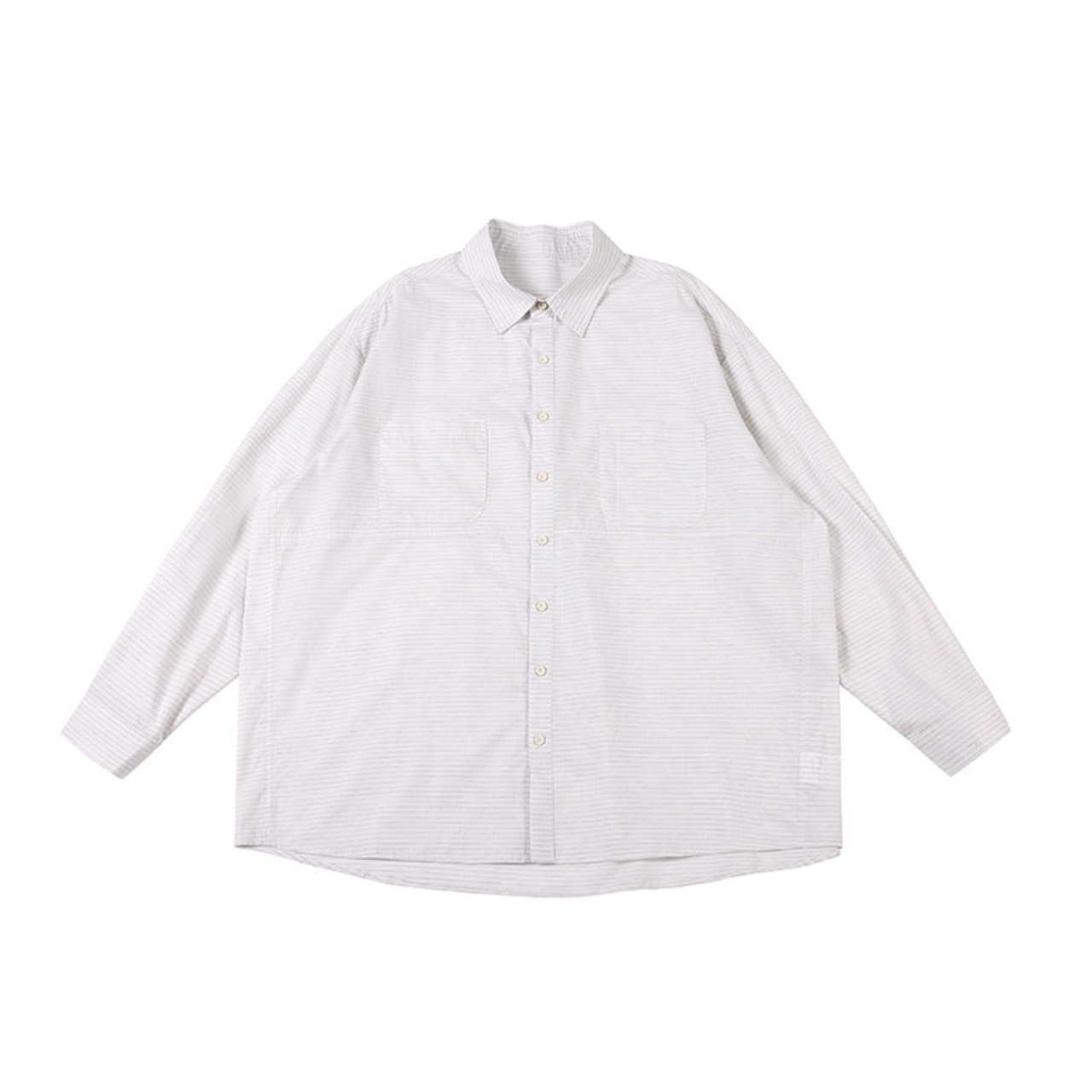 ストライプ・オーバーシルエットシャツA2125 - 18