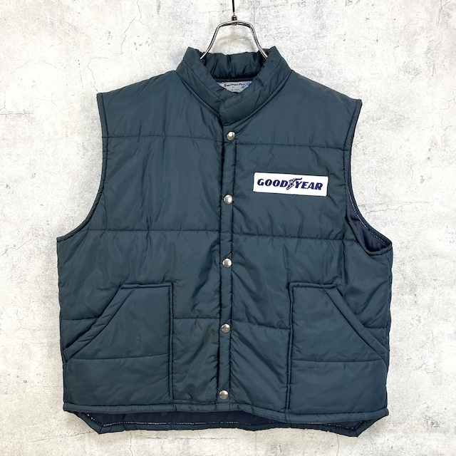 80's Swingster GOODYEAR レーシングベスト 中綿 刺繍パッチ USA製